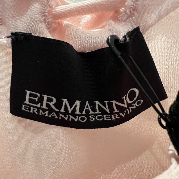 Ermanno Scervino LUXURY Mulberry Silk Blouse Made In Italy 2020 ResortCollection - Picture 8 of 13